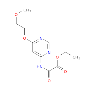 ETHYL [6-(2-METHOXYETHOXY)PYRIMIDIN-4-YL]CARBAMOYLFORMATE