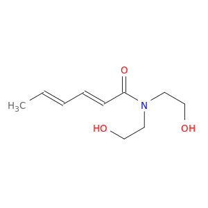 2,4-Hexadienamide, N,N-bis(2-hydroxyethyl)-, (E,E)-