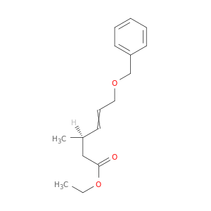 4-Hexenoic acid, 3-methyl-6-(phenylmethoxy)-, ethyl ester, (R)-