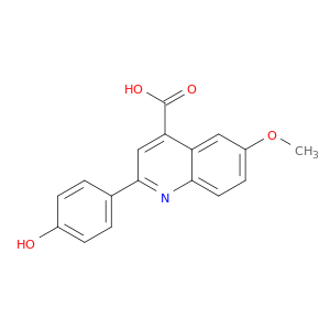 4-Quinolinecarboxylic acid, 2-(4-hydroxyphenyl)-6-methoxy-