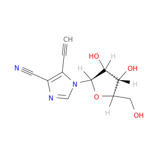 5-Ethynyl-1-(β-D-ribofuranosyl)-imidazo-4-carbonitrile