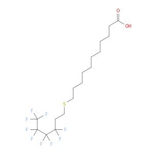 Undecanoic acid, 11-[(3,3,4,4,5,5,6,6,6-nonafluorohexyl)thio]-