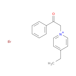 Pyridinium, 4-ethyl-1-(2-oxo-2-phenylethyl)-, bromide