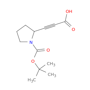 3-{1-[(tert-butoxy)carbonyl]pyrrolidin-2-yl}prop-2-ynoic acid