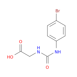 2-{[(4-Bromophenyl)carbamoyl]amino}acetic Acid
