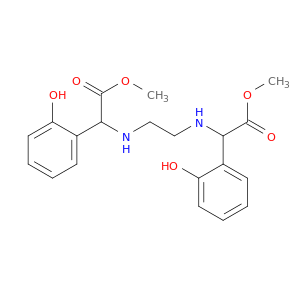 methyl 2-(2-hydroxyphenyl)-2-[2-[[(2-hydroxyphenyl)-methoxycarbonyl-methyl]amino]ethylamino]acetate