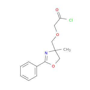 Acetyl chloride, [(4,5-dihydro-4-methyl-2-phenyl-4-oxazolyl)methoxy]-