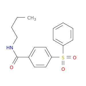 Benzamide, N-butyl-4-(phenylsulfonyl)-