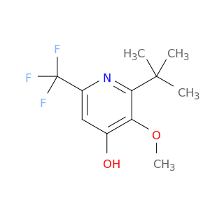 4-Pyridinol, 2-(1,1-dimethylethyl)-3-methoxy-6-(trifluoromethyl)-
