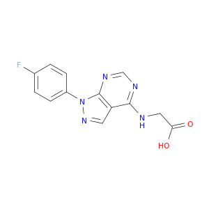 Glycine, N-[1-(4-fluorophenyl)-1H-pyrazolo[3,4-d]pyrimidin-4-yl]-