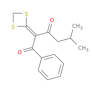 1,3-Hexanedione, 2-(1,3-dithietan-2-ylidene)-5-methyl-1-phenyl-