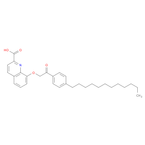 2-Quinolinecarboxylic acid, 8-[2-(4-dodecylphenyl)-2-oxoethoxy]-