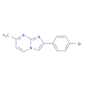 2-(4-溴苯基)-7-甲基咪唑[1,2-A]嘧啶