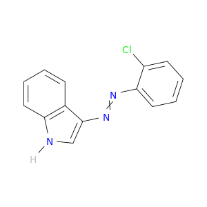 1H-Indole, 3-[(2-chlorophenyl)azo]-