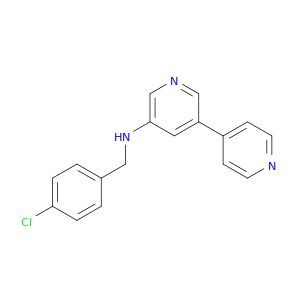 [3,4'-Bipyridin]-5-amine, N-[(4-chlorophenyl)methyl]-