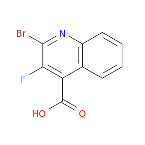 4-Quinolinecarboxylic acid, 2-bromo-3-fluoro-