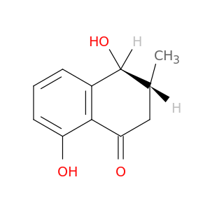 1(2H)-Naphthalenone, 3,4-dihydro-4,8-dihydroxy-3-methyl-, (3R,4S)-