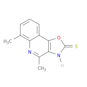 Oxazolo[4,5-c]quinoline-2(3H)-thione, 4,6-dimethyl-