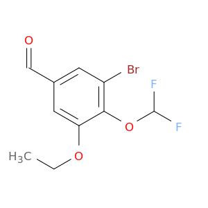 3-Bromo-4-(difluoromethoxy)-5-ethoxybenzaldehyde