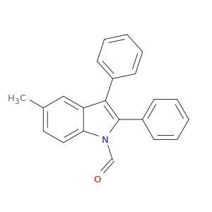 1H-Indole-1-carboxaldehyde, 5-methyl-2,3-diphenyl-