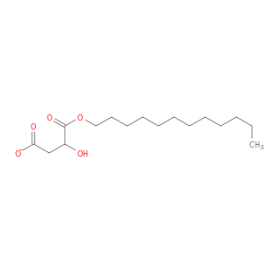 Butanedioic acid, hydroxy-, monododecyl ester