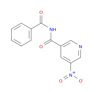 3-Pyridinecarboxamide, N-benzoyl-5-nitro-