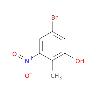 5-Bromo-2-methyl-3-nitrophenol