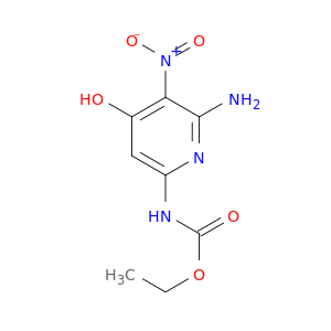 Carbamic acid, (6-amino-4-hydroxy-5-nitro-2-pyridinyl)-, ethyl ester