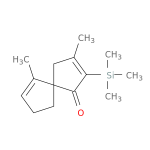 Spiro[4.4]nona-2,6-dien-1-one, 3,6-dimethyl-2-(trimethylsilyl)-