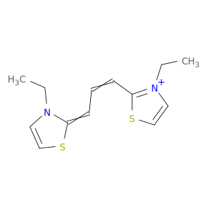 Thiazolium, 3-ethyl-2-[3-(3-ethyl-2(3H)-thiazolylidene)-1-propenyl]-
