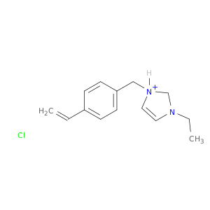 1H-Imidazolium, 1-[(4-ethenylphenyl)methyl]-3-ethyl-, chloride