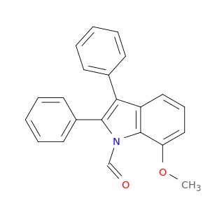 1H-Indole-1-carboxaldehyde, 7-methoxy-2,3-diphenyl-