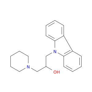 1-carbazol-9-yl-3-(1-piperidyl)propan-2-ol