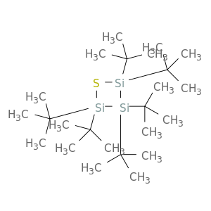 Thiatrisilacyclobutane, hexakis(1,1-dimethylethyl)-