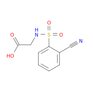 2-(2-Cyanobenzenesulfonamido)acetic Acid