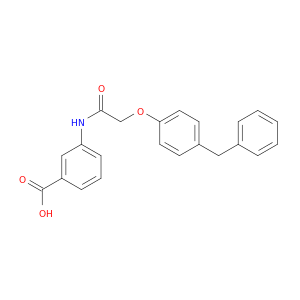 Benzoic acid, 3-[[[4-(phenylmethyl)phenoxy]acetyl]amino]-