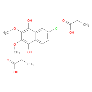 1,4-Naphthalenediol, 6-chloro-2,3-dimethoxy-, dipropanoate