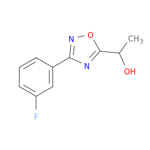 1-[3-(3-fluorophenyl)-1,2,4-oxadiazol-5-yl]ethan-1-ol