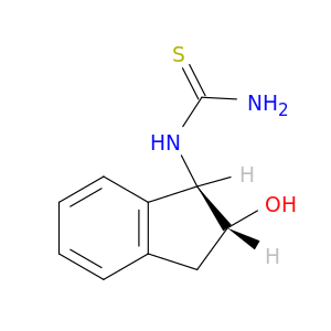 Thiourea,(2,3-dihydro-2-hydroxy-1H-inden-1-yl)-, trans- (9CI)