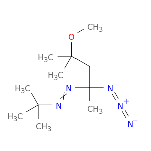Diazene, (1-azido-3-methoxy-1,3-dimethylbutyl)(1,1-dimethylethyl)-