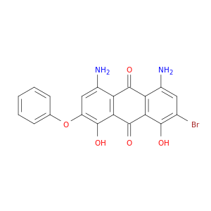 9,10-Anthracenedione, 4,5-diamino-2-bromo-1,8-dihydroxy-7-phenoxy-