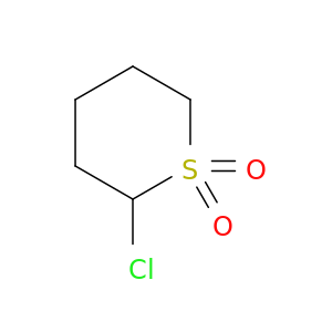 2-chlorotetrahydro-2h-thiopyran 1,1-dioxide