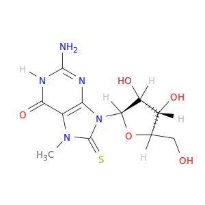 Guanosine,7,8-dihydro-7-methyl-8-thioxo- (9CI)