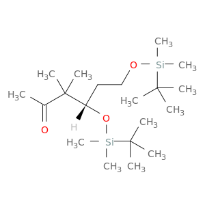(4S)-4,6-Bis-{[tert-butyldimethylsilyl)oxy]}-3,3-dimethylhexan-2-one