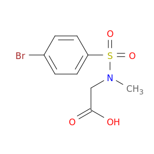 N-[(4-Bromophenyl)sulfonyl]-N-methylglycine