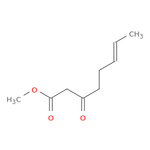 6-Octenoic acid, 3-oxo-, methyl ester, (6E)-