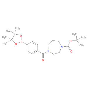 1H-1,4-Diazepine-1-carboxylicacid, hexahydro-4-[4-(4,4,5,5-tetramethyl-1,3,2-dioxaborolan-2-yl)benzoyl]-,1,1-dimethylethyl ester