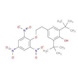 Phenol, 2,6-bis(1,1-dimethylethyl)-4-[2-(2,4,6-trinitrophenoxy)ethyl]-