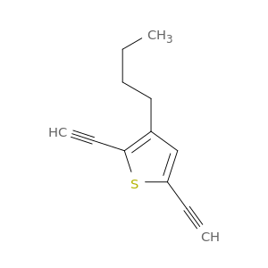 Thiophene, 3-butyl-2,5-diethynyl-