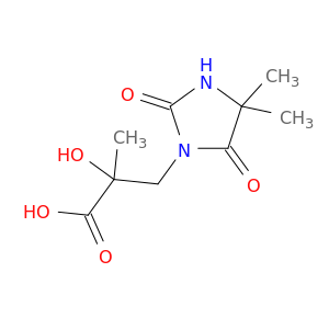 3-(4,4-二甲基-2,5-二氧咪唑啉-1-基)-2-羟基-2-甲基丙酸
